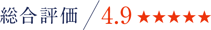 総合評価：4.9
