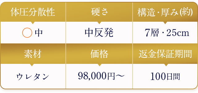 エマスリープマットレス概要