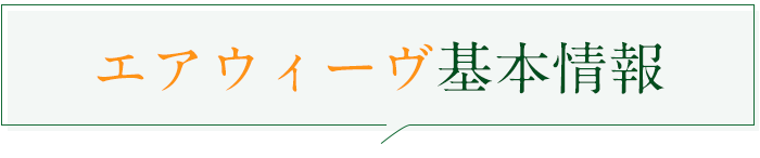 エアウィーヴ基本情報
