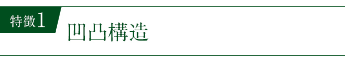 凹凸構造